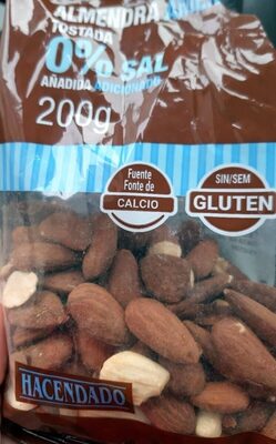Almendra Tostada 0% Sal Añadida