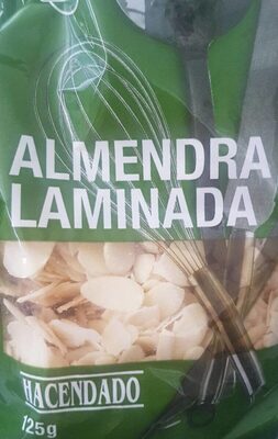 Almendra laminada front packaging