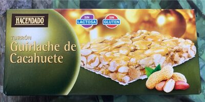 Turrón guirlache de cacahuete