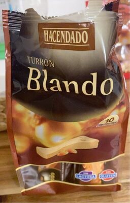 Turron blando front packaging