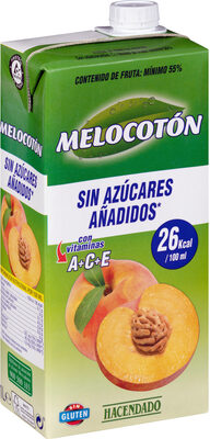 Zumo de Melocotón front packaging