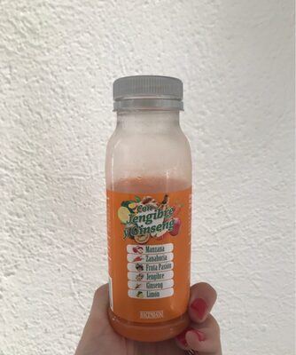 Zumo con jengibre y ginseng