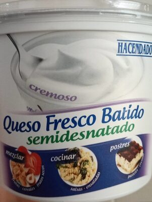 Queso fresco batido semidesnatado