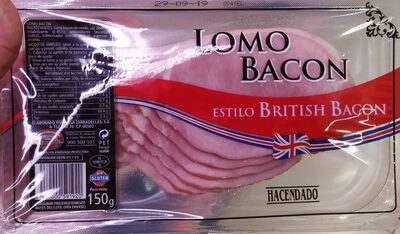 Lomo bacon estilo british front packaging