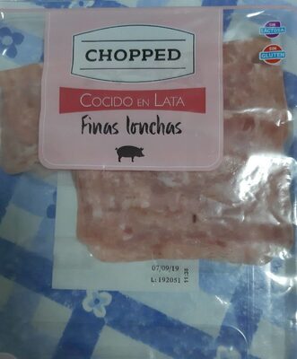 Chopped cocido en lata
