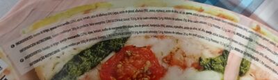 Pizza masa fina caprese nutrition facts table