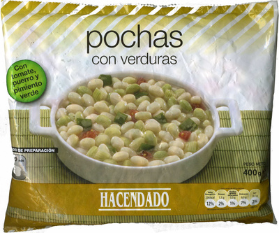 Pochas con verduras congeladas
