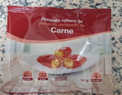Pimiento relleno de carne