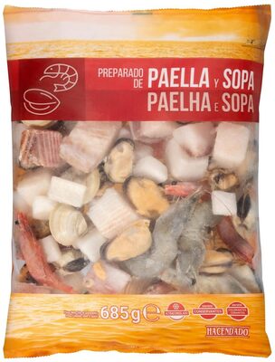 Preparado de paella y sopa