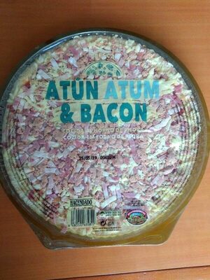 Pizza de atún y bacon