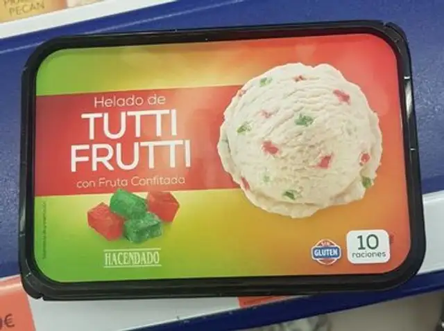 Helado Tutti Frutti front packaging