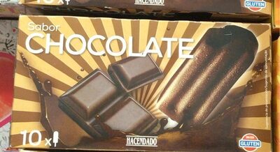 Helados sabor chocolate front packaging