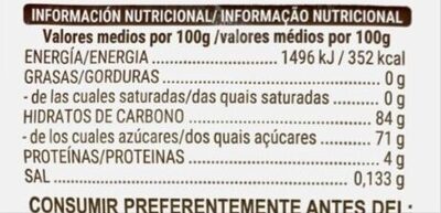 Moras nutrition facts table