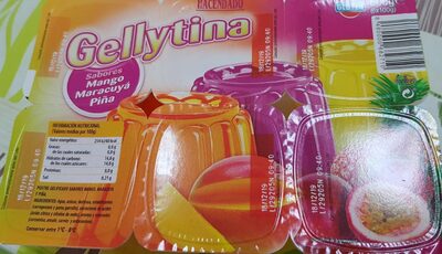 Gellytina mango maracuyá piña front packaging
