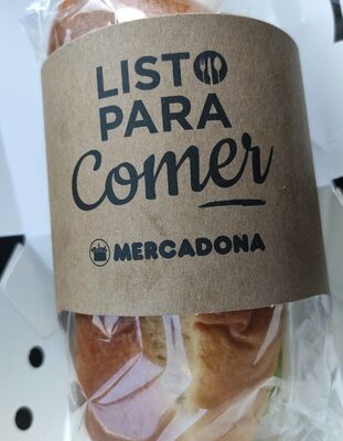 Brioche vegetal con jamón cocido front packaging