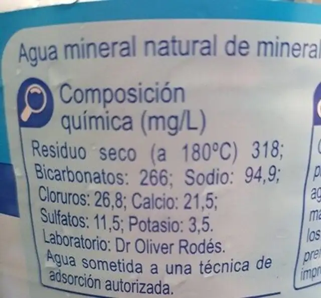 Unknown ingredients label