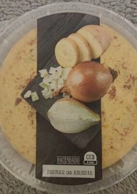 Tortilla Fresca de Patata con Cebolla