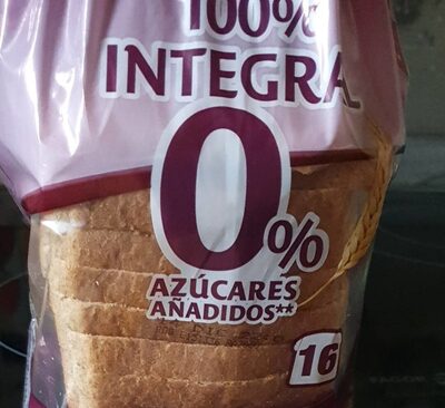 pan integral din azuca front packaging