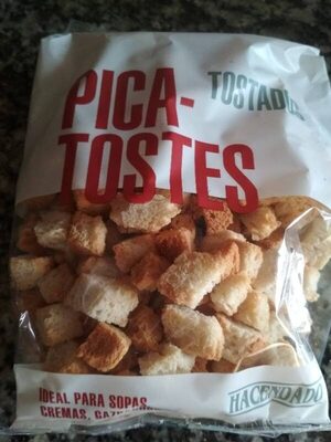 Picatostes tostado front packaging