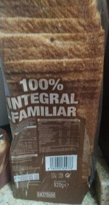 Pan de molde integral