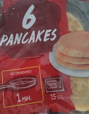 6 pancakes americanas front packaging