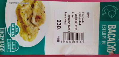 Bacalao estilo pil pil