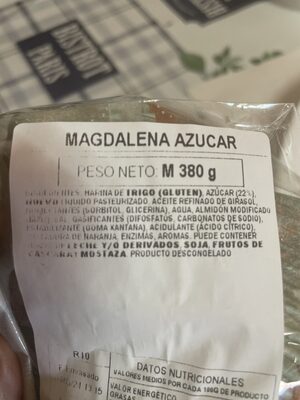 Magdalena azúcar front packaging