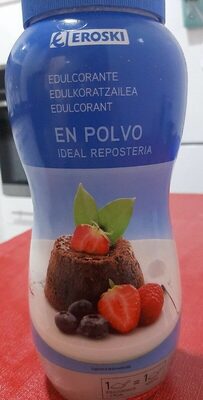 Edulcorante en polvo front packaging