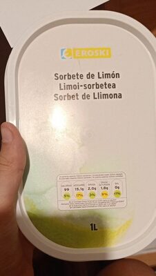 Sorbete de limon