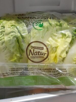 Cogollos de lechuga front packaging