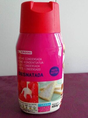 Leche condensada desnatada