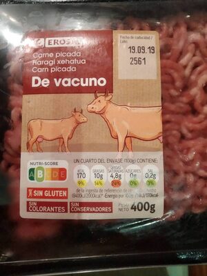 Carne picada de vacuno