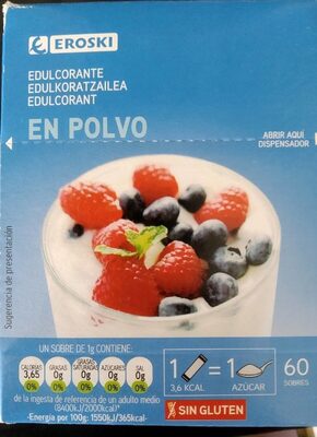 Edulcorante en polvo