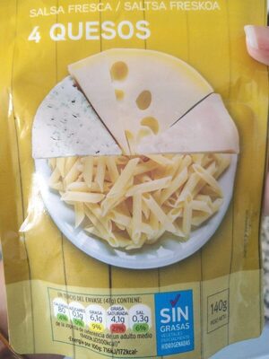 Salsa fresca 4 quesos