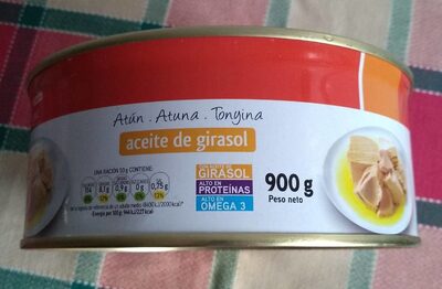 Atún en aceite de girasol