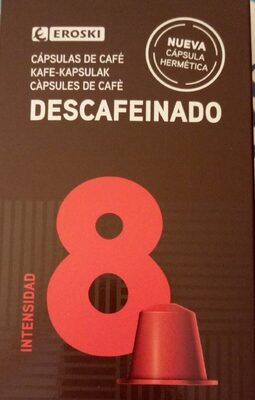 CÁSULA DE CAFÉ  DESCAFEINADO INTENSO