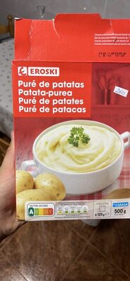 Puré de patatas front packaging