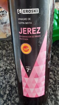 Vinagre de jerez front packaging