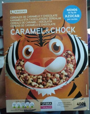 Caramel & chock front packaging