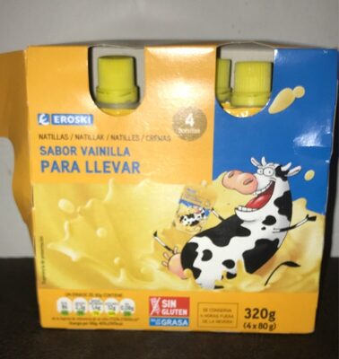 Natillas sabor vainilla para llevar