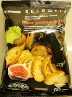 Mini tostas con pasas e higos