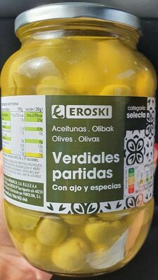 Verdiales partidas front packaging