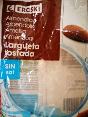Almendra largueta tostada