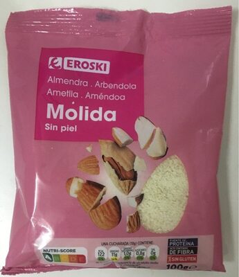 Almendra molida sin piel