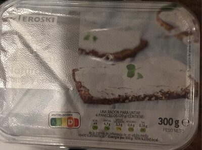 Queso natural para untar front packaging