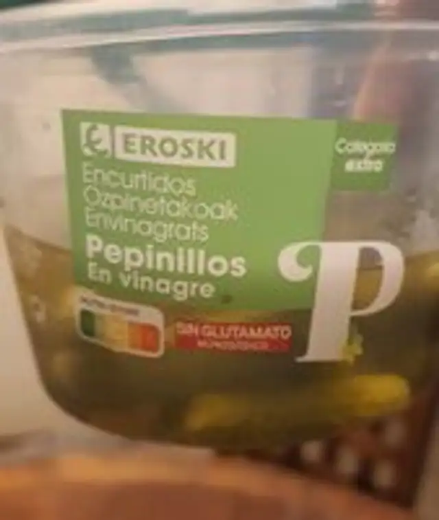 Pepinillos en vinagre