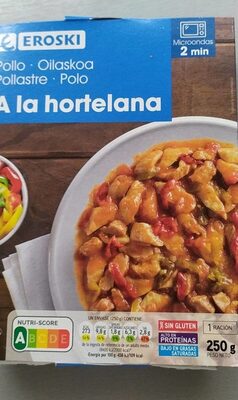 Pollo a la hortelana