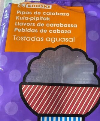 Pipas de calabaza front packaging