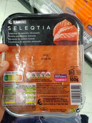 Lomitos de salmón ahumado