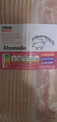 Bacon cocido ahumado